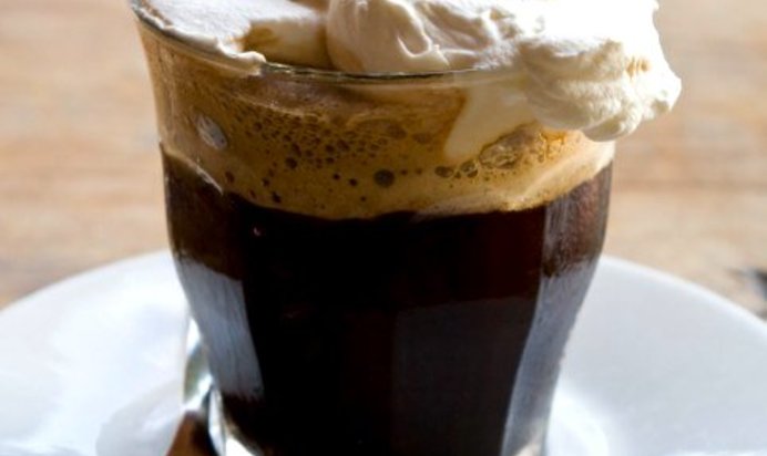 Холодный ирландский кофе