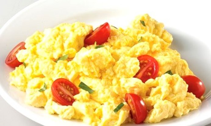 Яичница с молоком