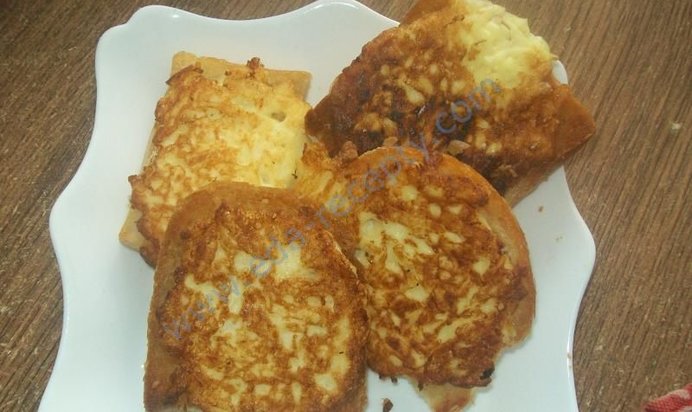Гренки с сыром и чесноком