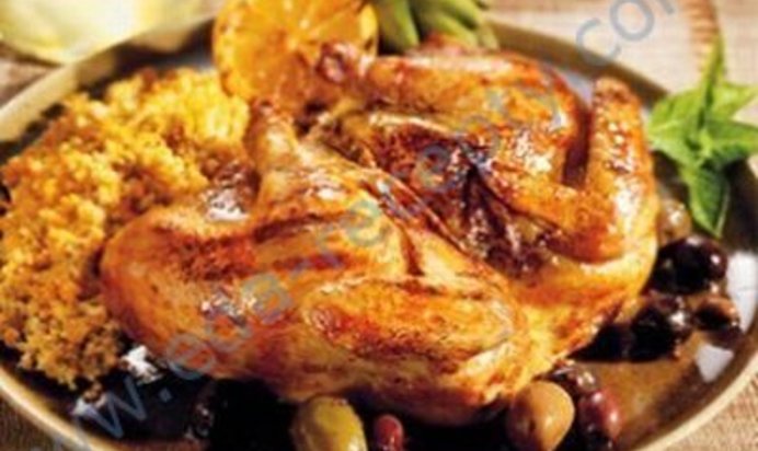 цыпленок целиком жаренный на решетке