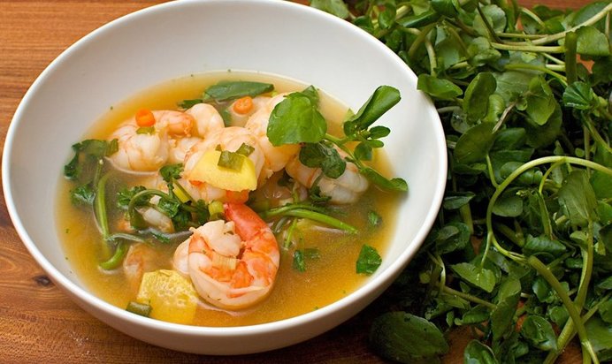 Бульон из креветочных панцирей