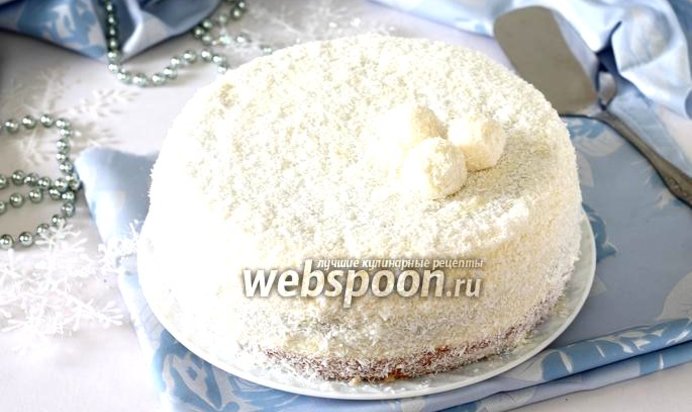 Торт «Снежная сказка» в мультиварке