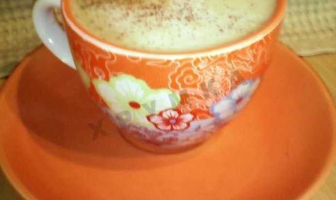 Капучино во френч-прессе