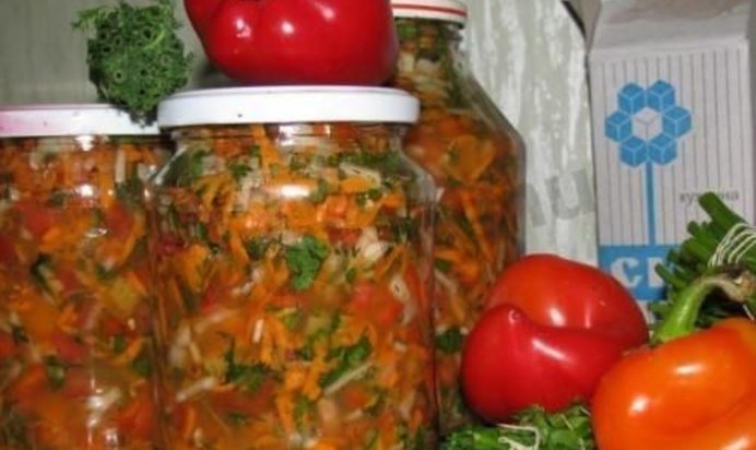 Заправка для борща на зиму без свеклы