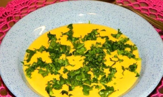 Постный гороховый суп-пюре