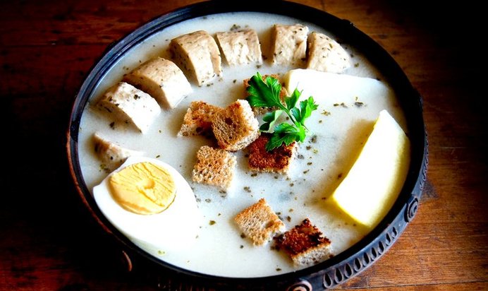 Польский белый борщ