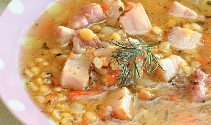 Желтый гороховый суп