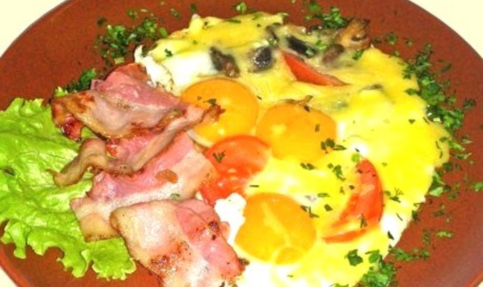 Яичница овощная по‑итальянски