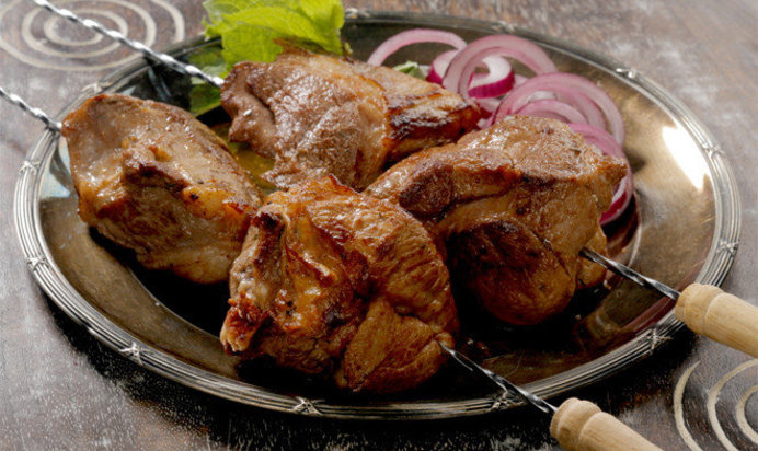 Свиной шашлык