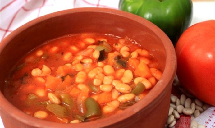 Рагу из овощей с фасолью