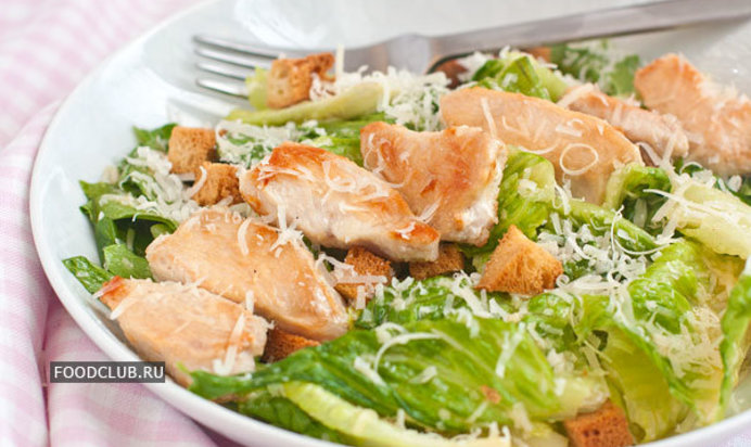 Цезарь с курицей