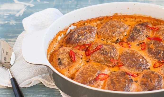 Ленивые голубцы в панировке