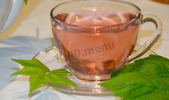 Чай из листьев малины