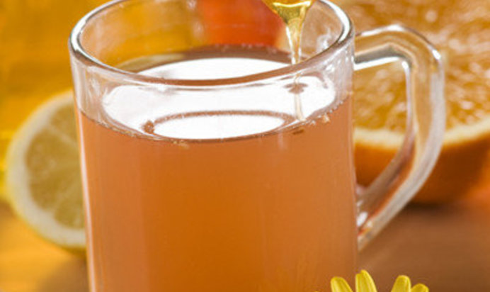 Горячий медовый лимонад