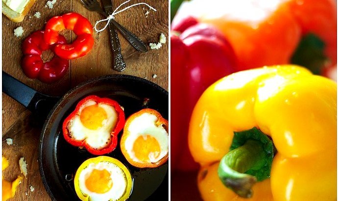 Яичница в перце