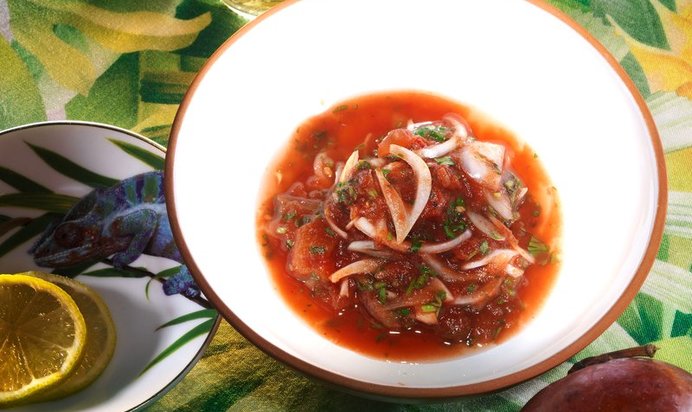 Томатный винегрет