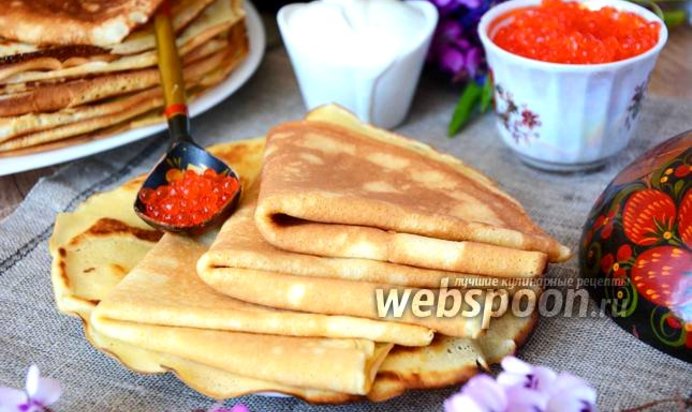 Блины на сметане