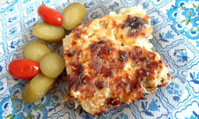 Мясная запеканка