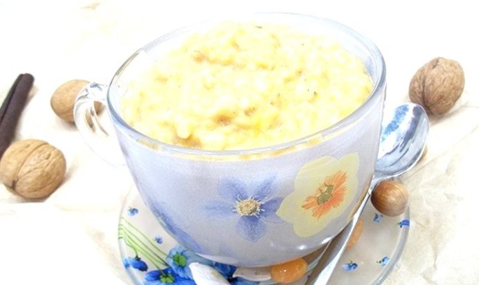 Овсяная каша с тыквой