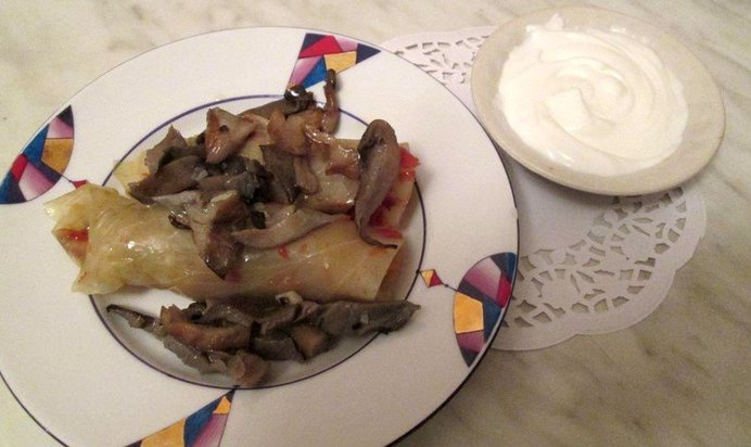 Голубцы с мясом и грибами
