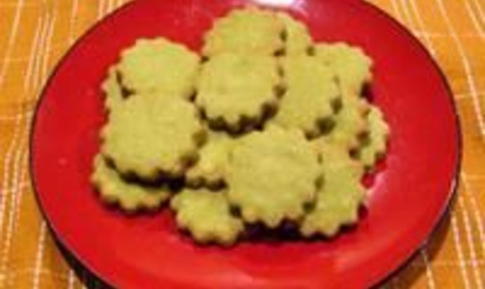Печенье из зеленого чая