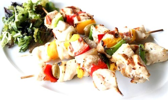Тропические куриные шашлыки