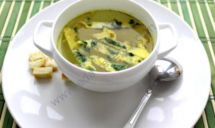 Прозрачный бульон по-флорентийски