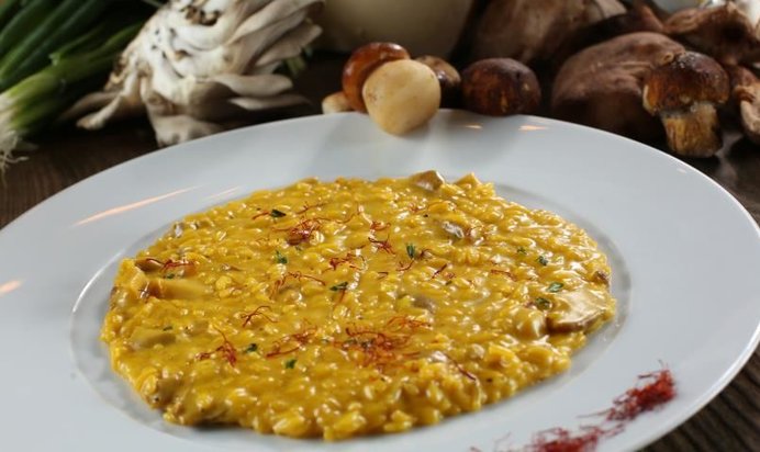 Ризотто с белыми грибами