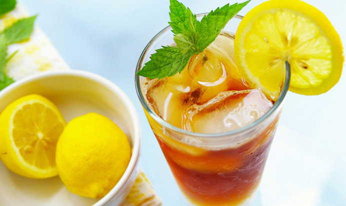 Шипучий мятный чай