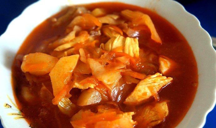 Борщ домашний