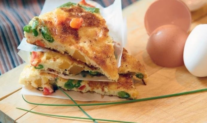 Омлет с овощами