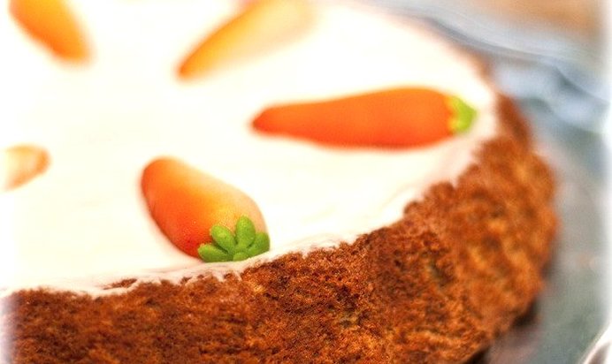 Творожно-морковный кекс