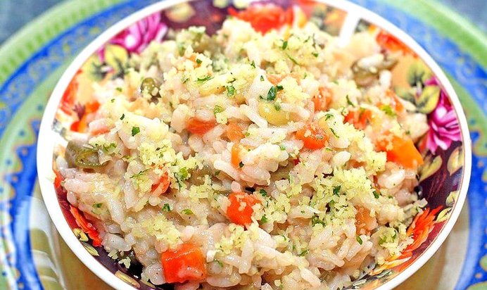 Ризотто с фасолью