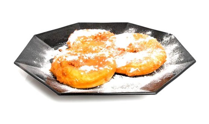 Яблочные оладьи с корицей