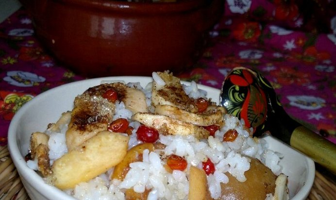 Каша рисовая в духовке