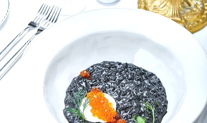 Ризотто с каракатицей