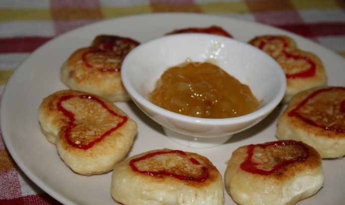 Сырники ко Дню всех влюбленных