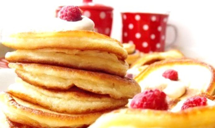 Оладьи на кефире с содой