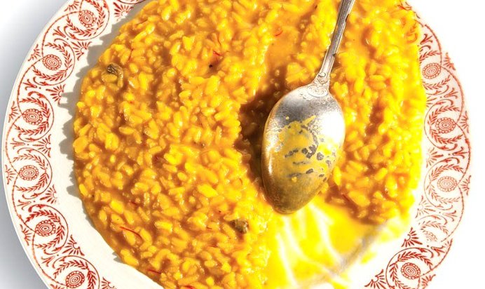 Ризотто по‑милански с шафраном