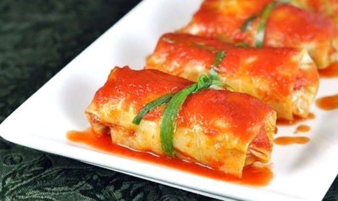 Голубцы с картошкой