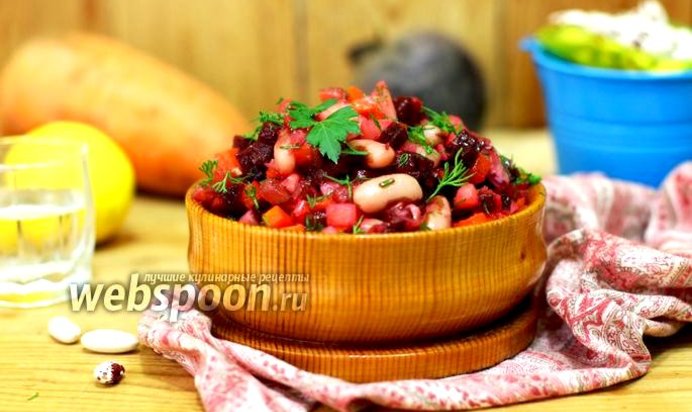 Винегрет с фасолью