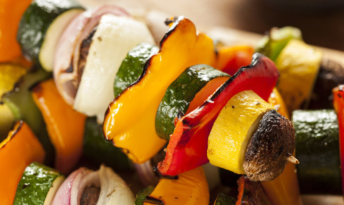 Весенний сезон: шашлыки из овощей