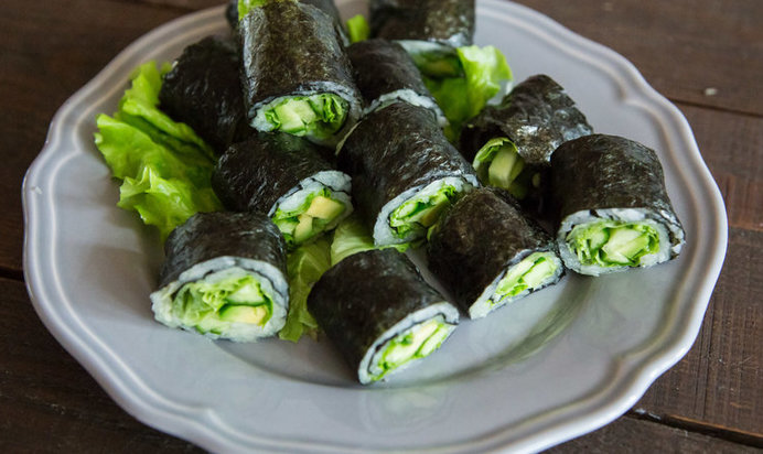 Роллы с кольраби