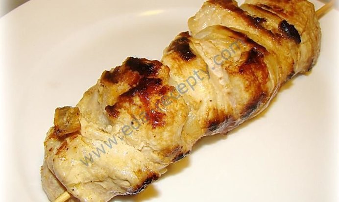 Шашлык из свинины в майонезе