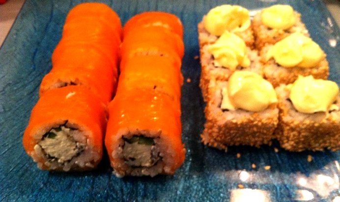 Роллы филадельфия чикен простые От и до