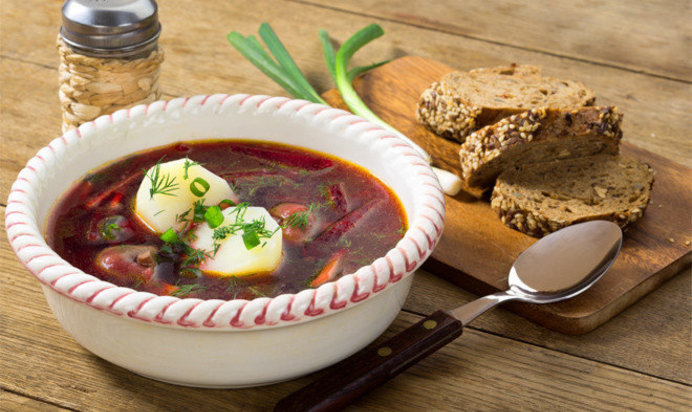 Грибной борщ