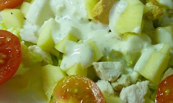 Цезарь с курицей