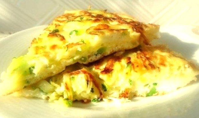 Омлет с кабачками для детей