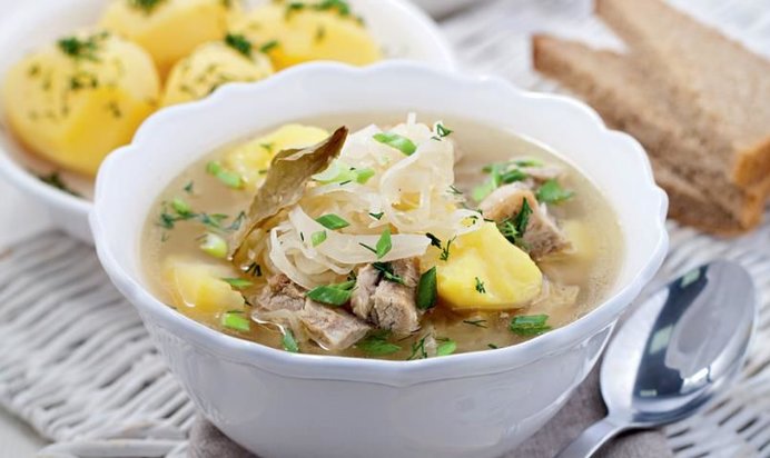 Щи из кислой капусты