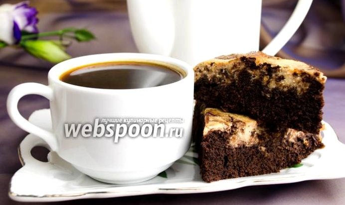 Шоколадно-банановый брауни